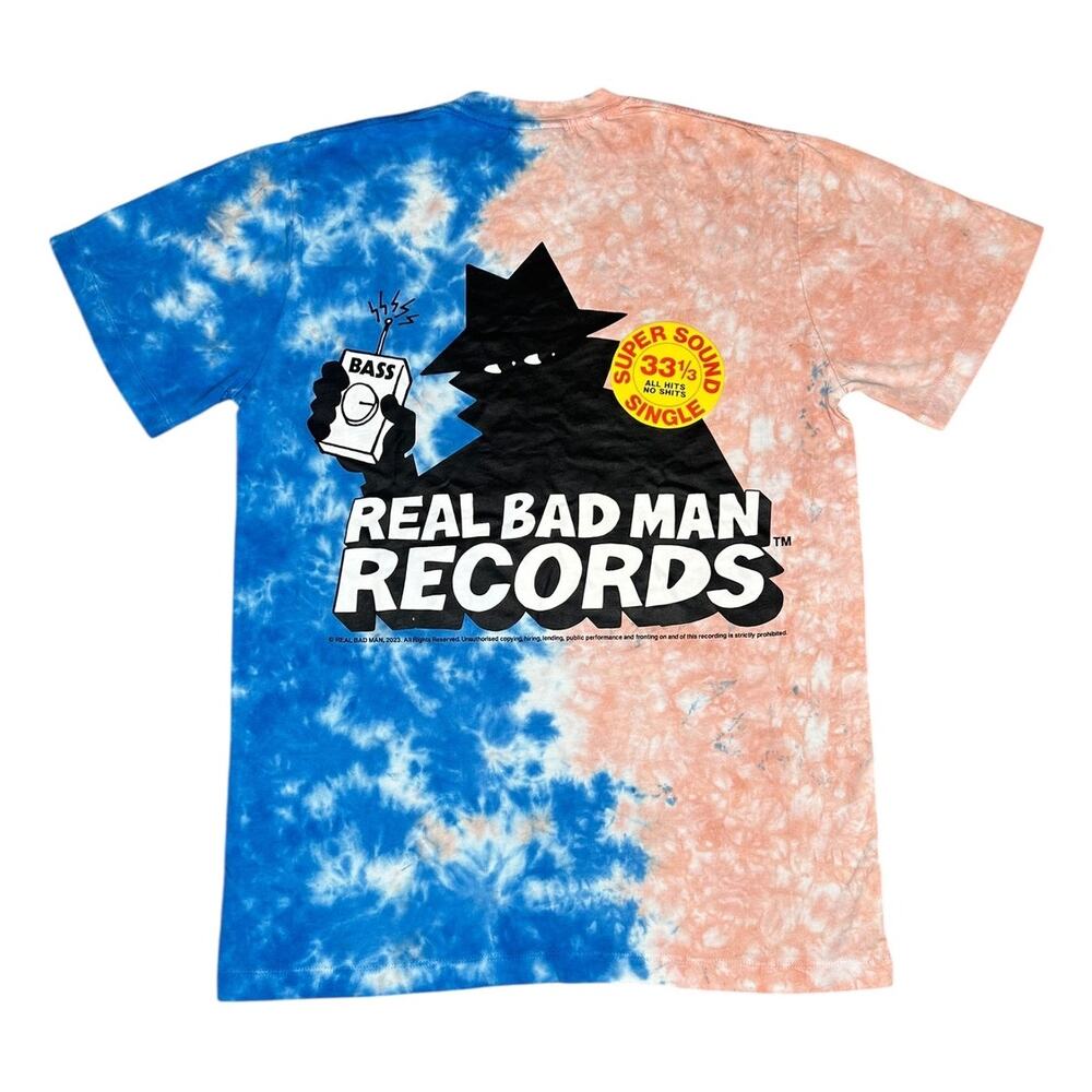 Real Bad Man Records Tie Dye T-Shirt